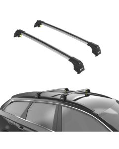 Air 2 Silver - strešné nosiče pre JEEP Cherokee, 2014- / Klasické lyžiny